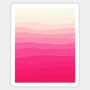 Abstract print, Pink ombre, Pink, Abstract art, Pattern, Modern art, Wall decor Sticker